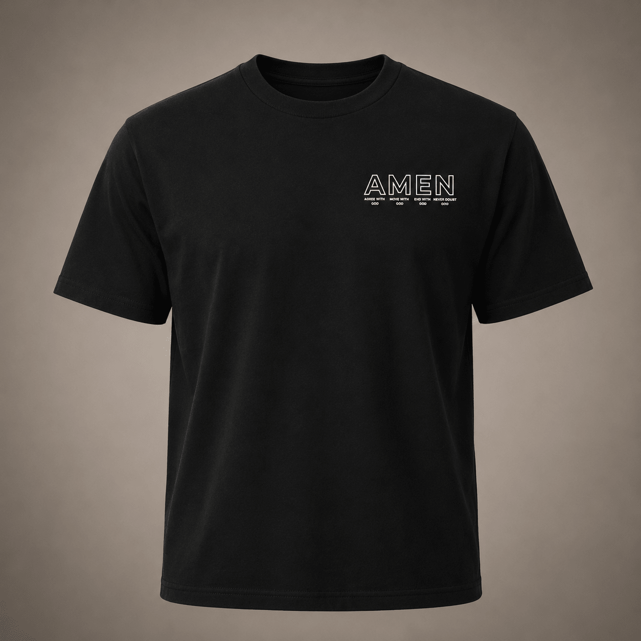 Faith AMEN Essential Tee - For Him