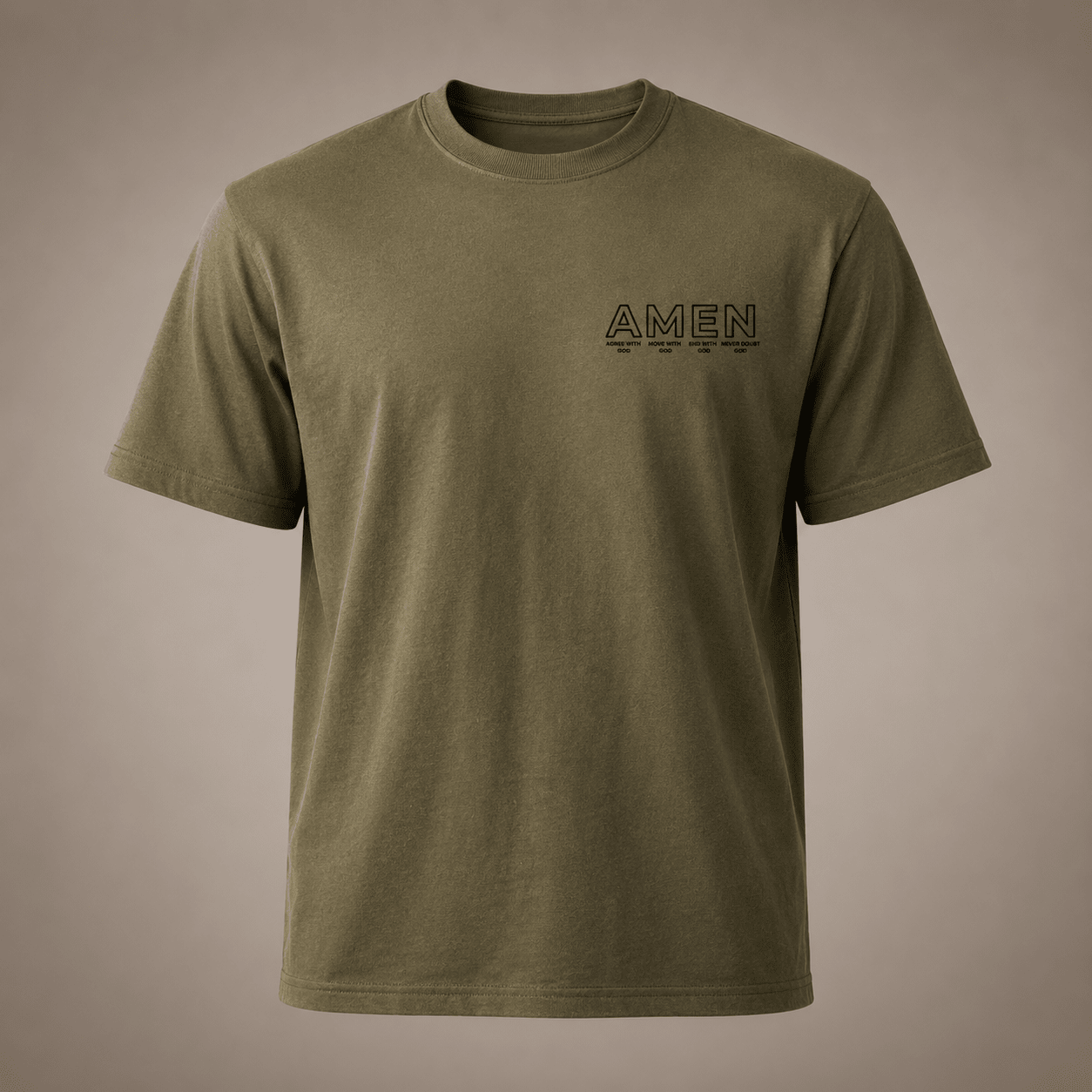 Faith AMEN Essential Tee - For Him
