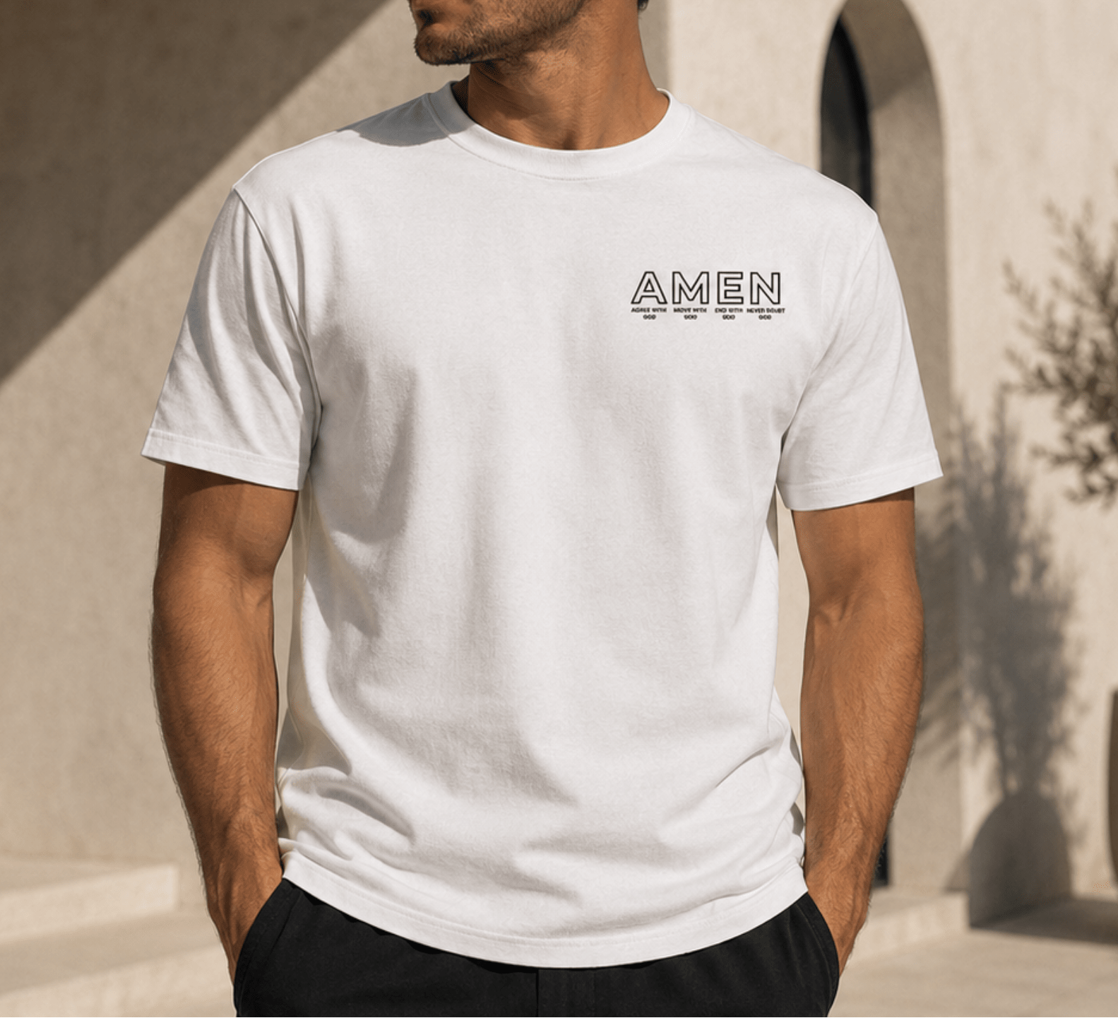 Faith AMEN Essential Tee - For Him
