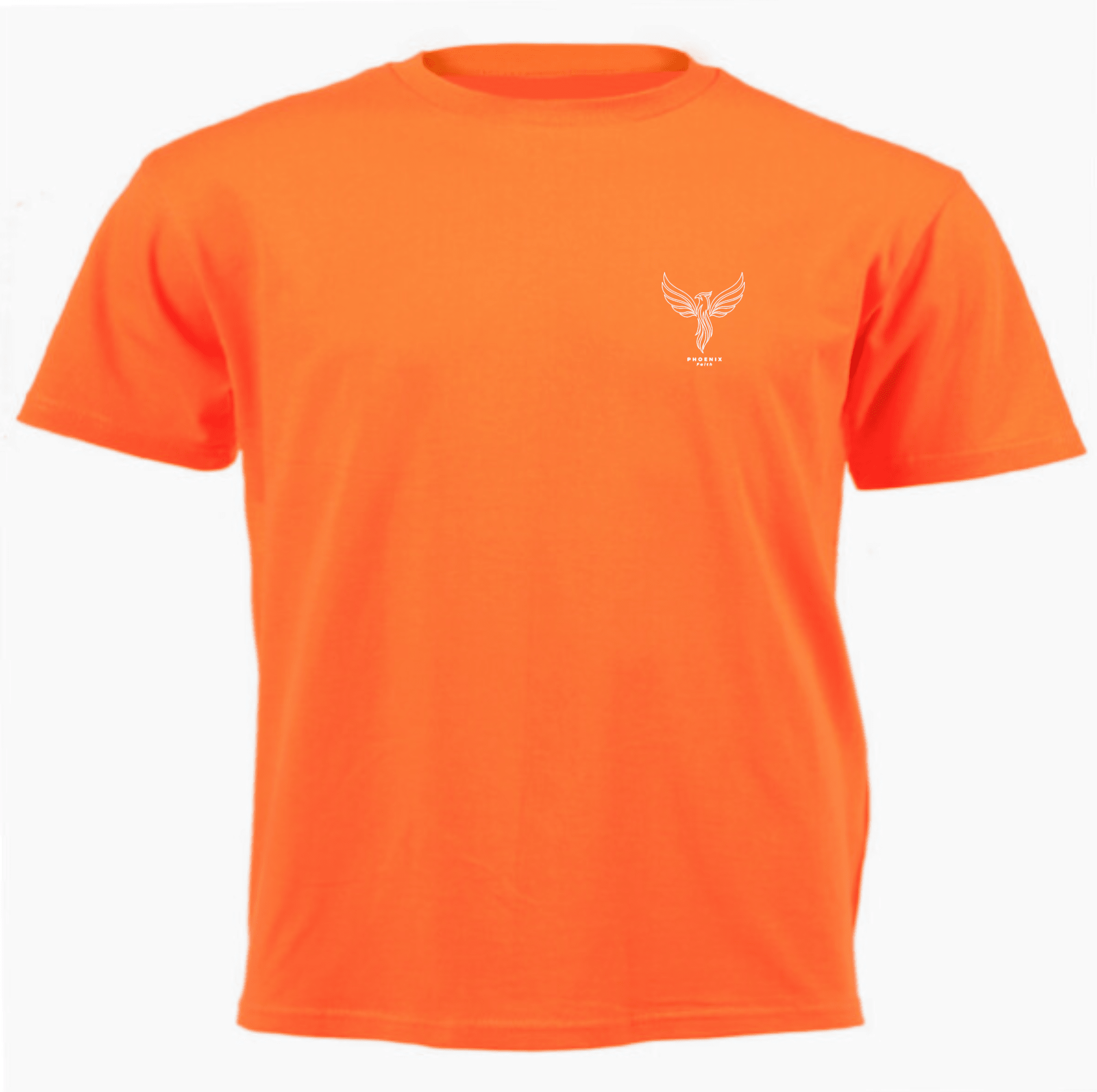 PHOENIX Essential Tee flat lay — 180gsm cotton everyday tee | PHOENIX Faith
