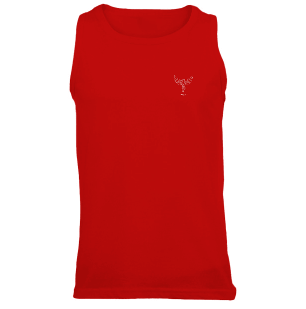 PHOENIX Essential Vest flat lay — men's minimal 160gsm cotton vest | PHOENIX Faith